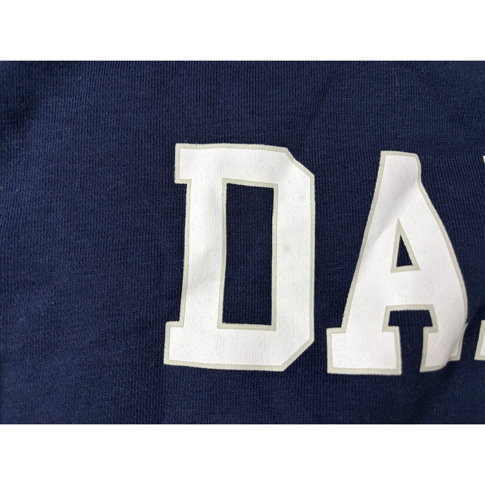 Dallas Cowboys Rhinestone Cropped Hoodie Women's XS Navy Blue NFL Pullover - Picture 10 of 13